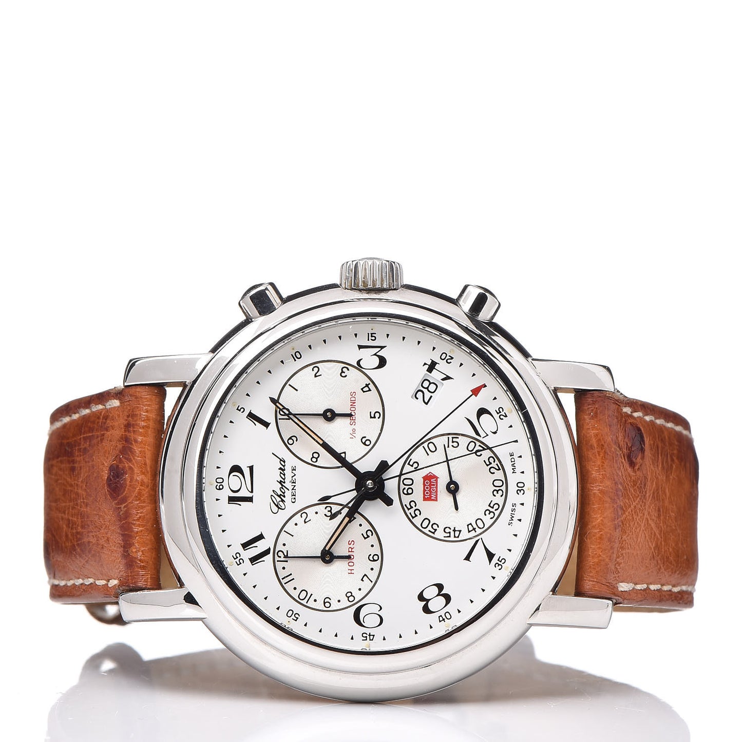 Stainless Steel Ostrich 39mm Mille Miglia Chronograph Quartz Watch