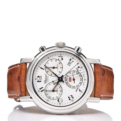 Chopard Stainless Steel Ostrich 39mm Mille Miglia Chronograph Quartz Watch 3 of 9
