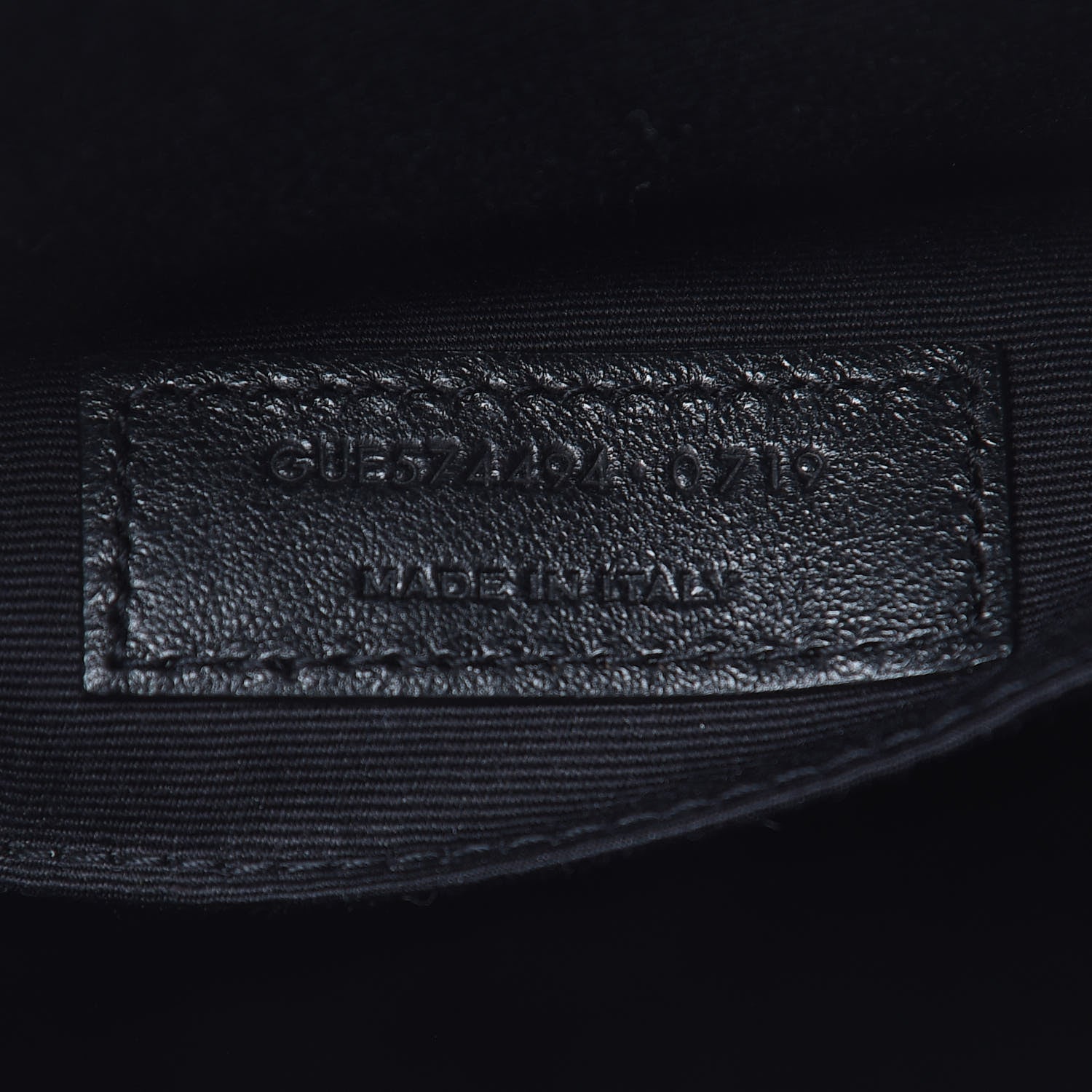 Saint Laurent Calfskin Matelasse Monogram Lou Camera Bag Black 7 of 9