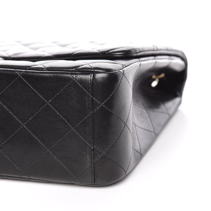 Chanel Lambskin Quilted Maxi Single Flap Black 11 of 14