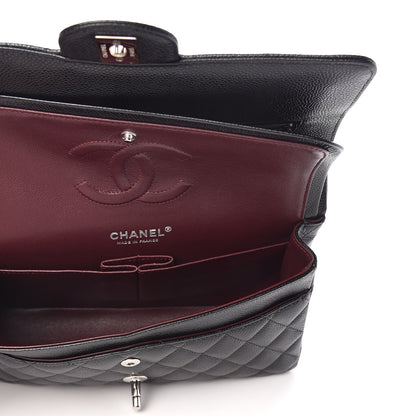 Chanel Caviar Quilted Medium Double Flap Black 5 of 10
