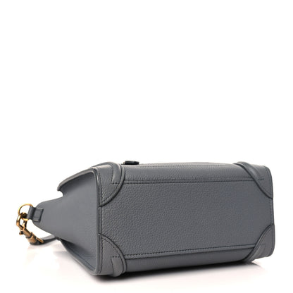 Celine Baby Drummed Calfskin Nano Luggage Kohl 4 of 11