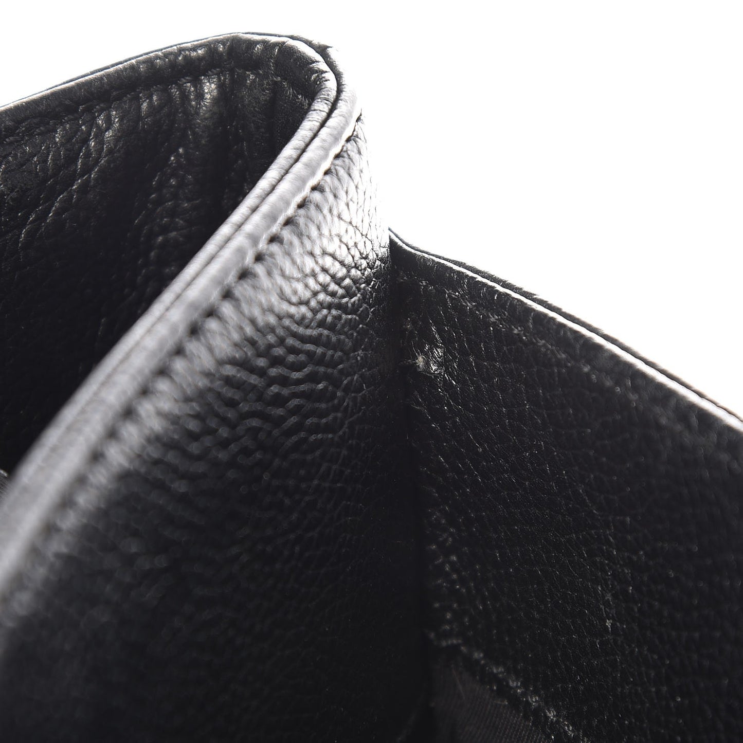 Calfskin Cerf Executive Shopper Tote Black