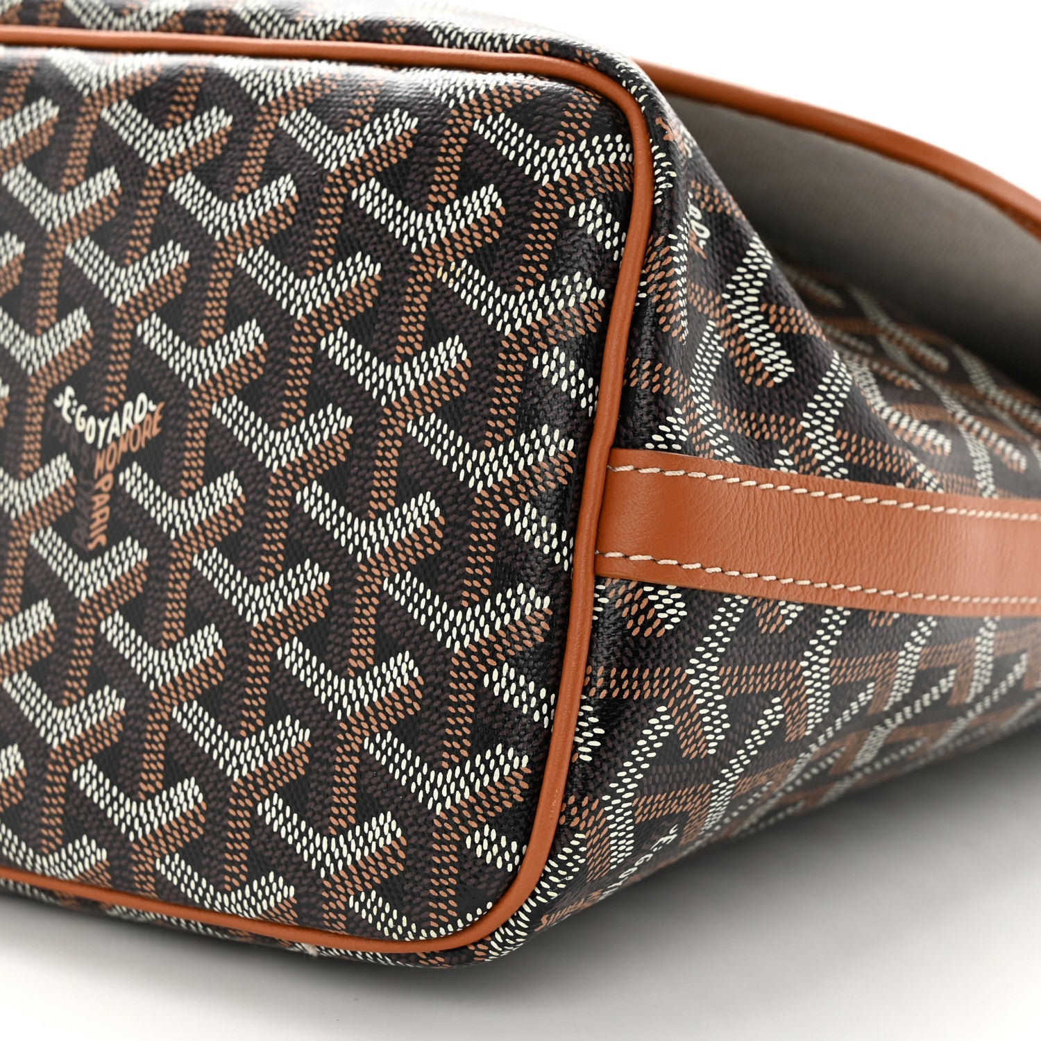 Goyard Goyardine Capetien Messenger Bag Black Gold 11 of 12