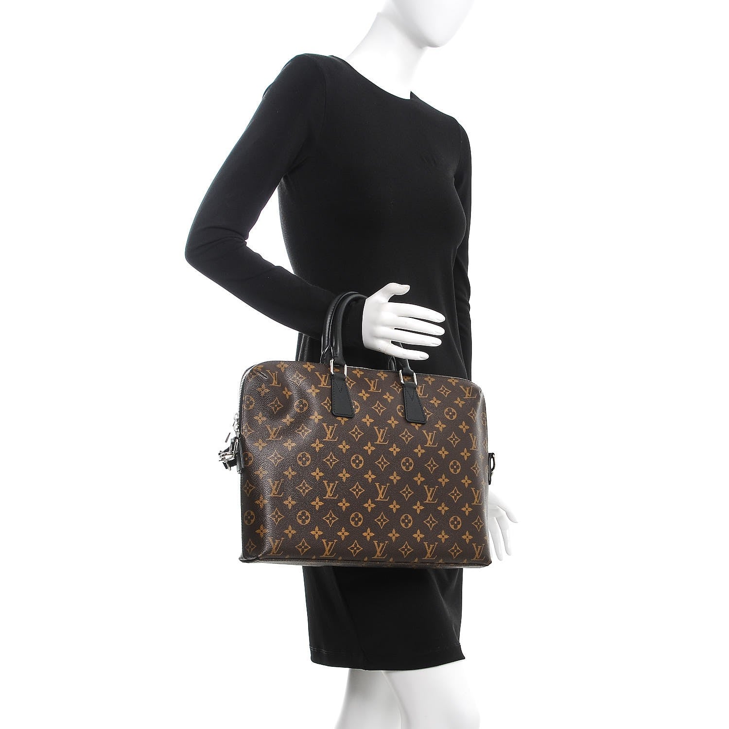 Louis Vuitton Monogram Macassar Porte-Documents Jour 3 of 10