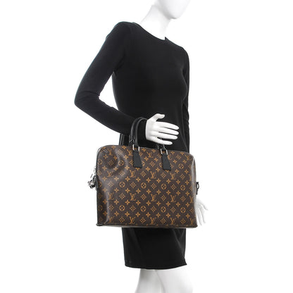 Louis Vuitton Monogram Macassar Porte-Documents Jour 3 of 10