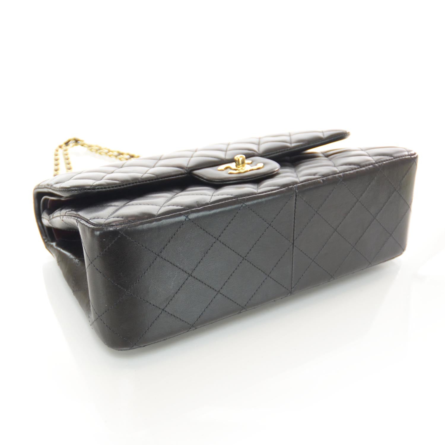 Chanel Lambskin Jumbo Double Flap Black 4 of 10