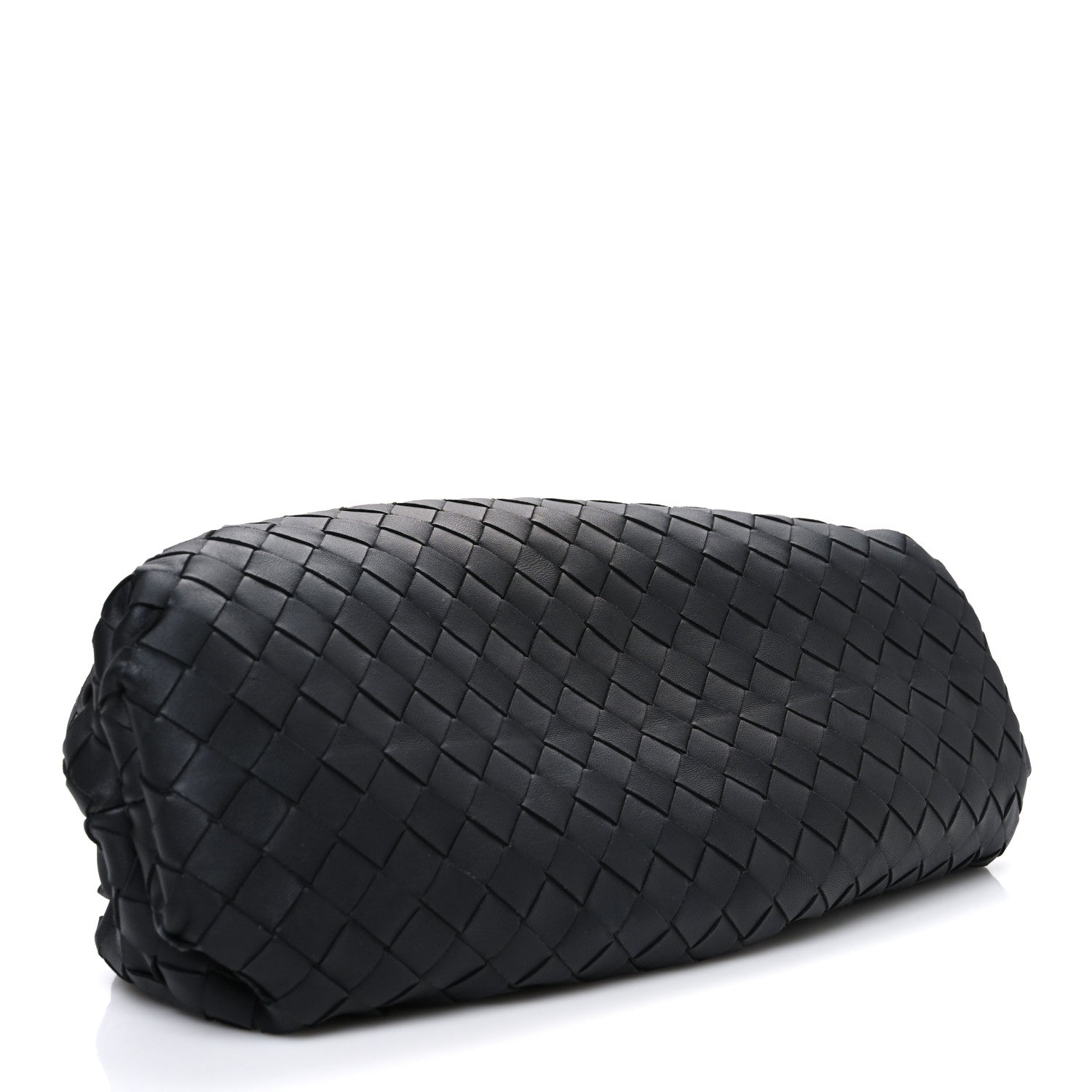 Bottega Veneta Nappa Maxi Intrecciato The Pouch Oversized Clutch Black 4 of 11