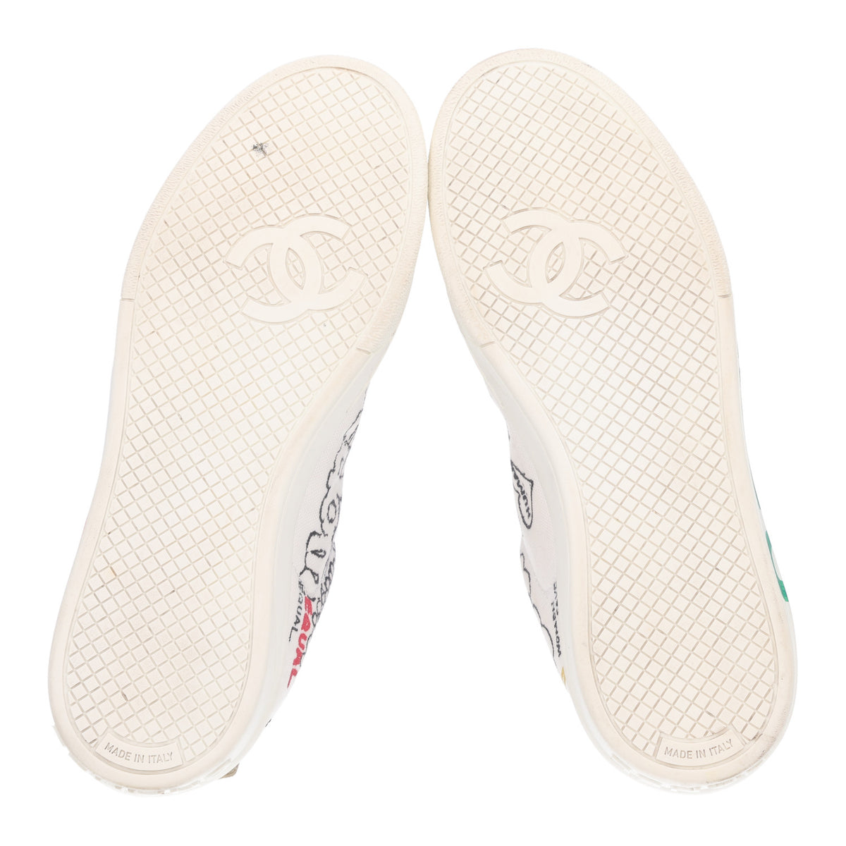 Chanel x Pharrell Williams Canvas Womens Sneakers 36 White Multicolor 7 of 10