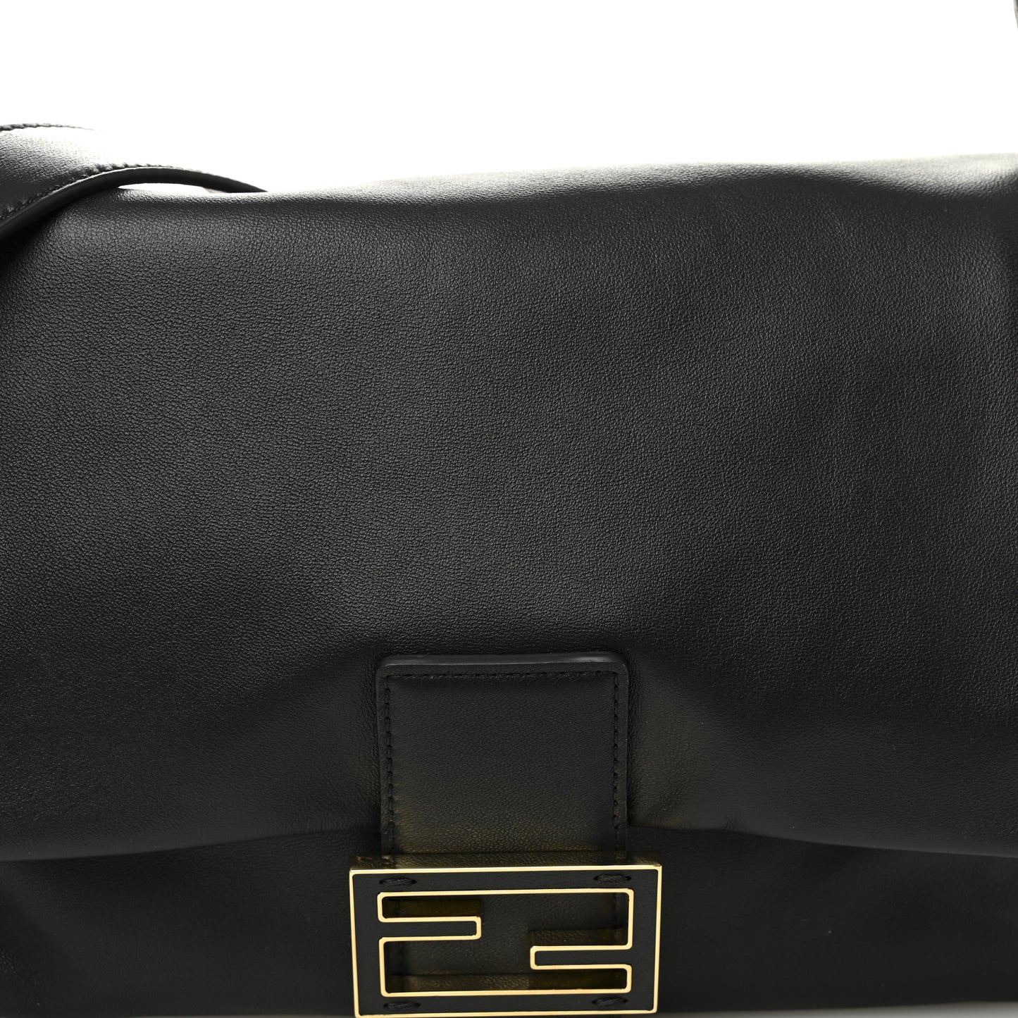 Nappa Medium Mamma Baguette Black