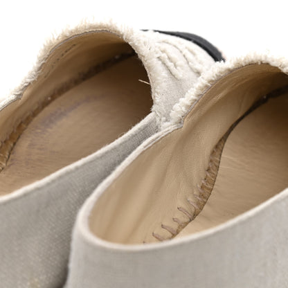 Chanel Linen CC Espadrilles 41 Beige Black 13 of 18