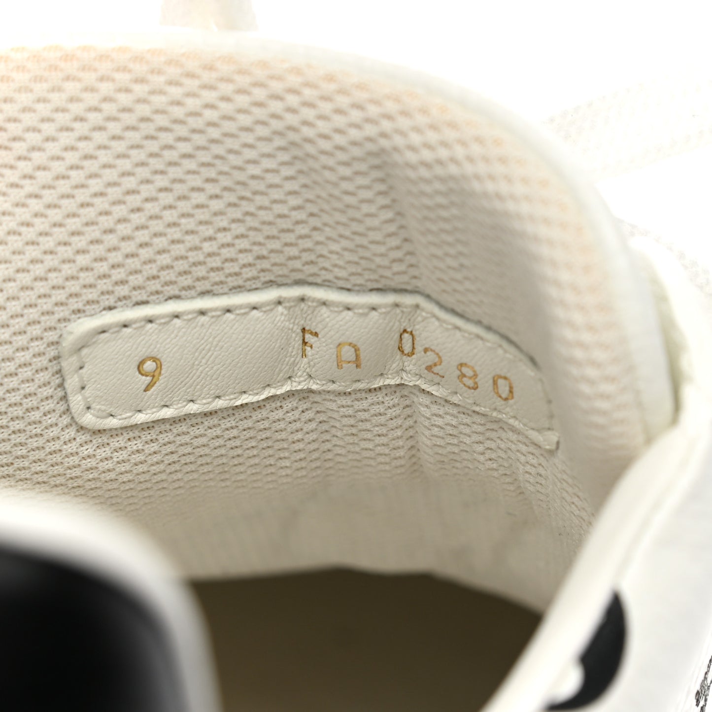 Calfskin Monogram Luxembourg Sneakers 9 White