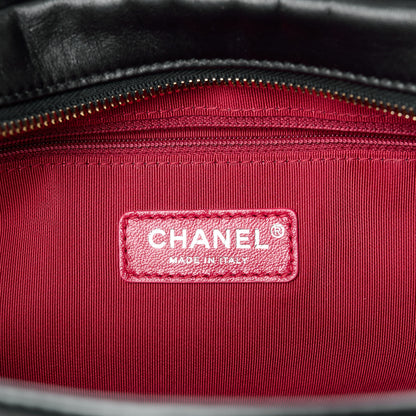 Chanel Aged Calfskin Quilted Medium Gabrielle Hobo Black 6 of 11