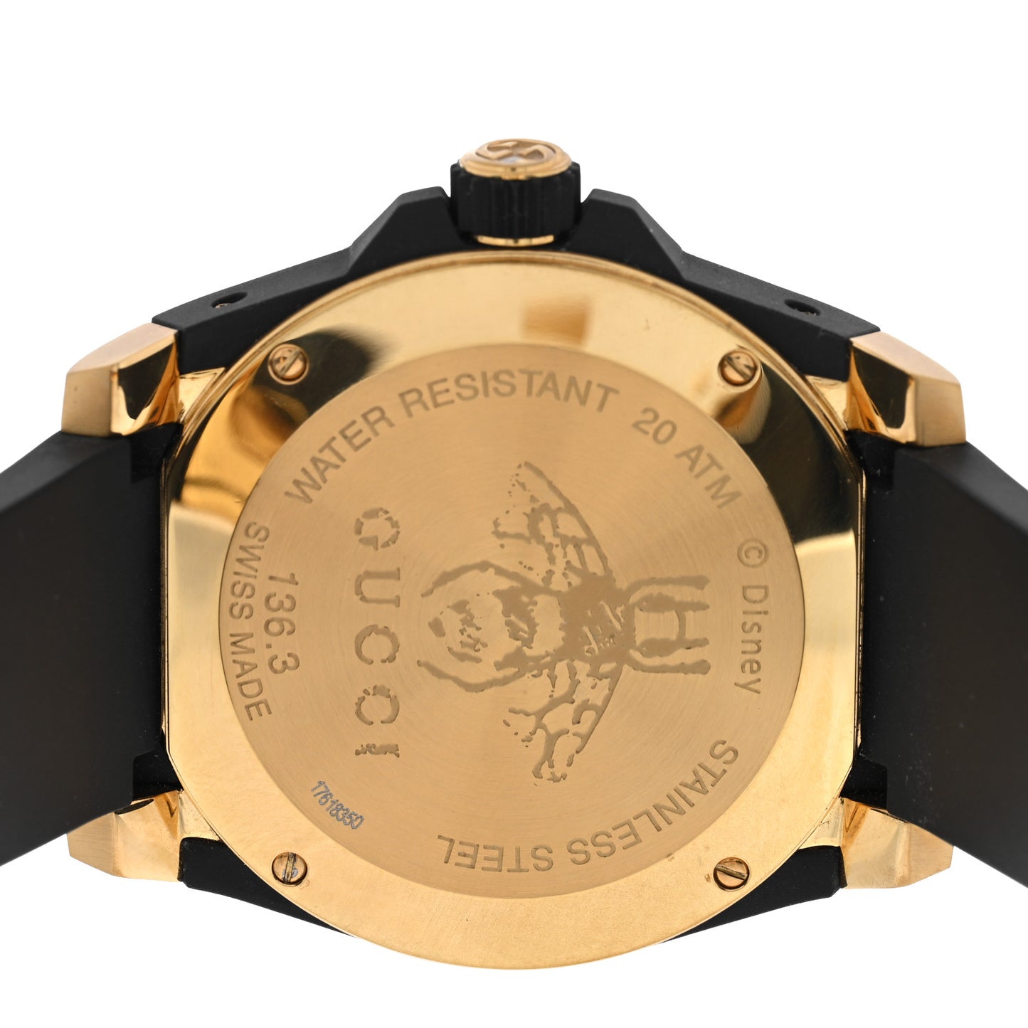 Stainless Steel Rubber 40mm Three Little Pigs Dive Quartz Watch