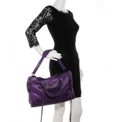 Balenciaga Agneau City Dark Violet 2 of 12