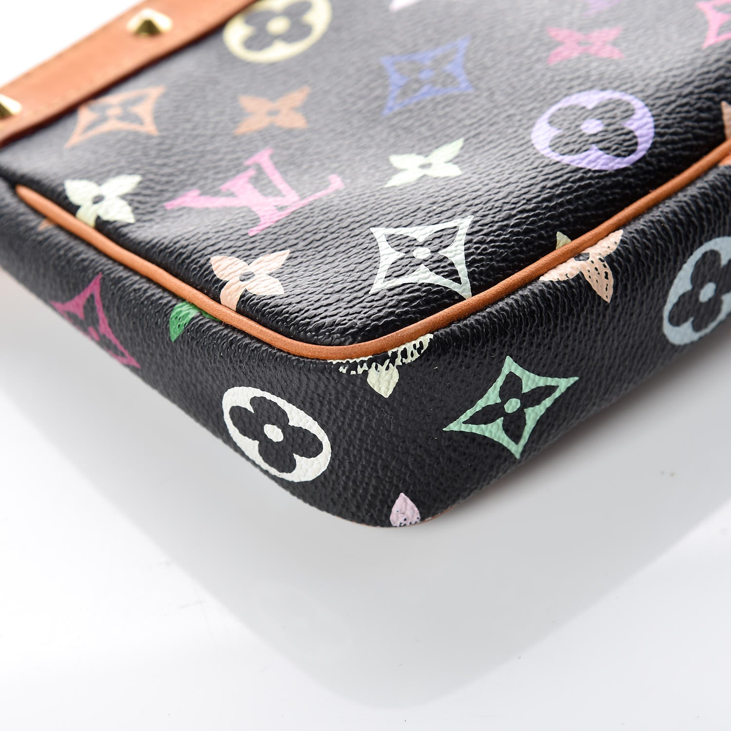 Louis Vuitton Monogram Multicolor Pochette Accessories Black 16 of 16