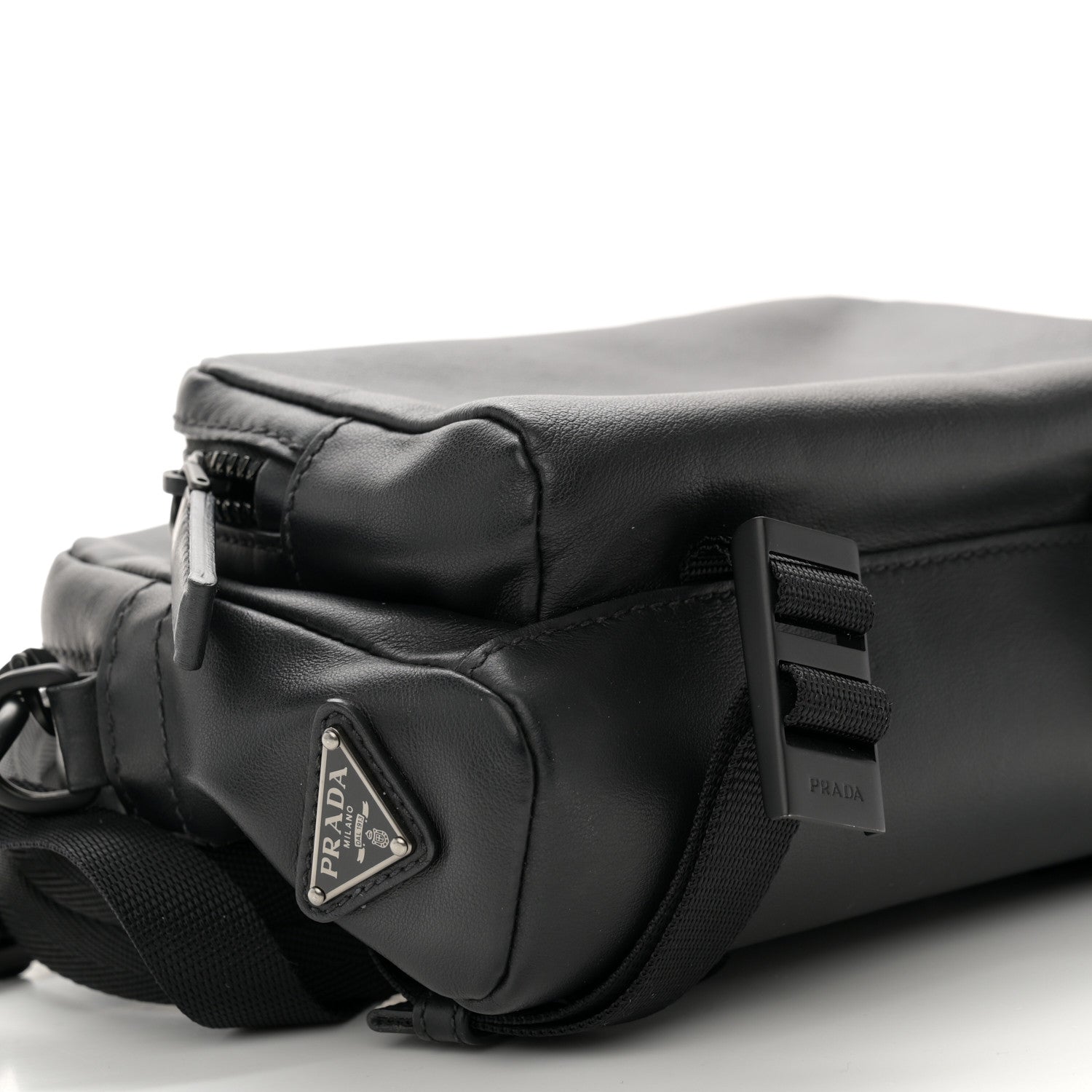 Prada Grace Lux Montagna Messenger Bag Black 9 of 11