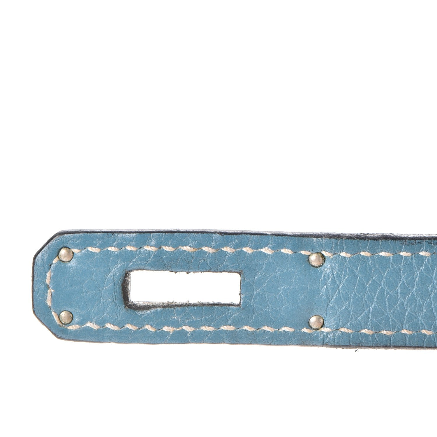 Hermes Taurillon Clemence Birkin 35 Blue Jean 29 of 40