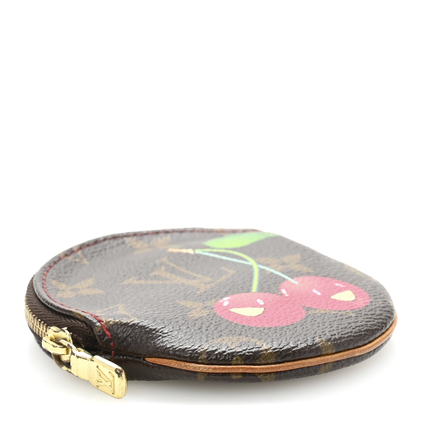 Monogram Cerises Round Coin Purse