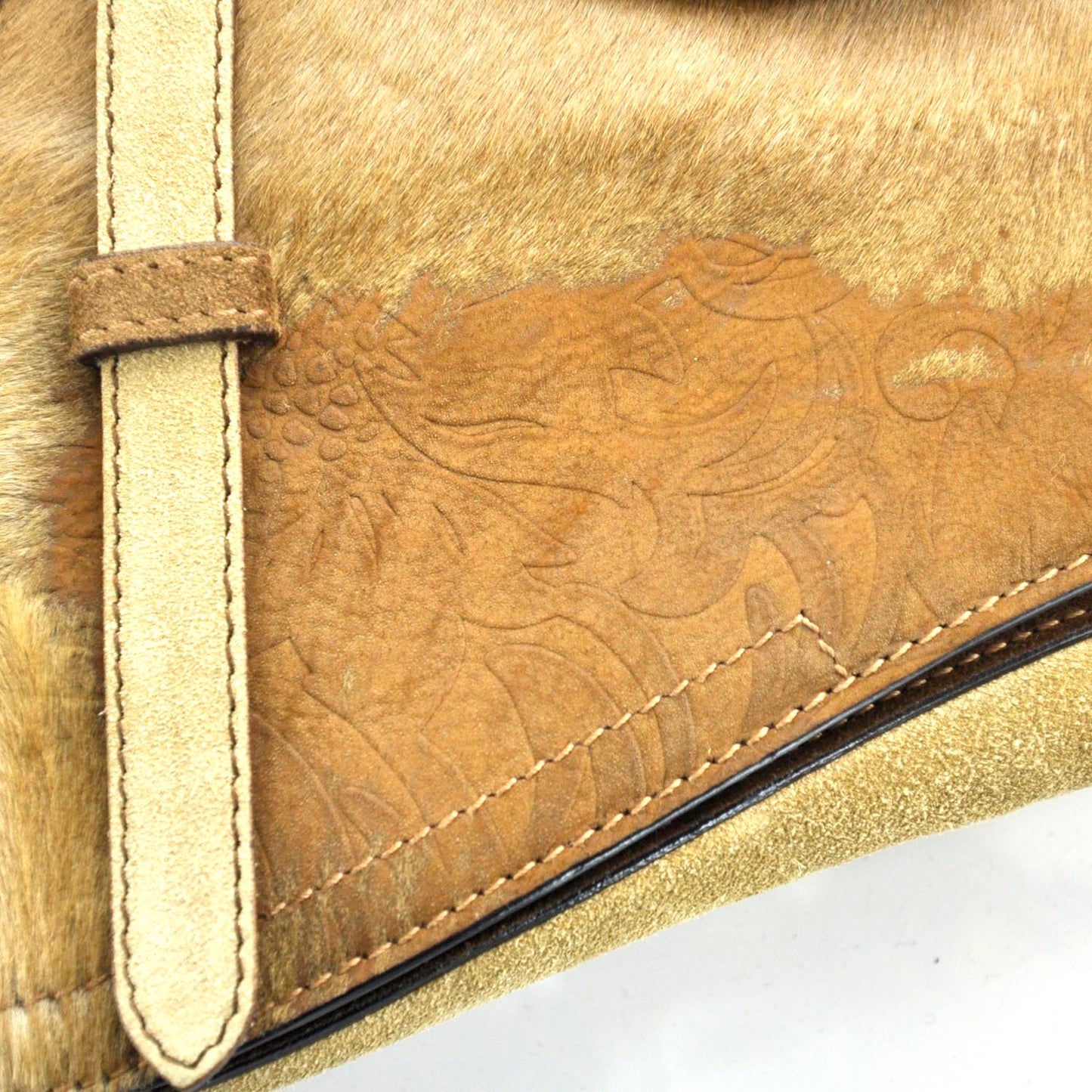 Pony Hair Baudrier Saddle Bag