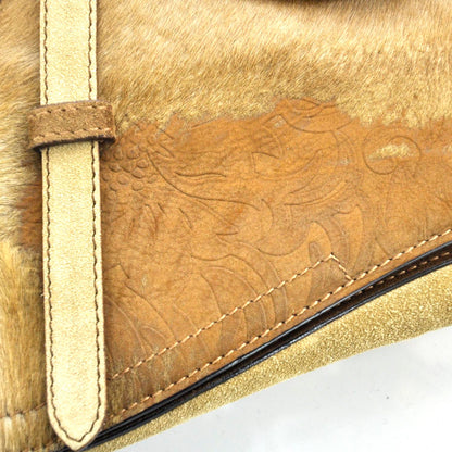 Christian Dior Pony Hair Baudrier Saddle Bag 9 of 13
