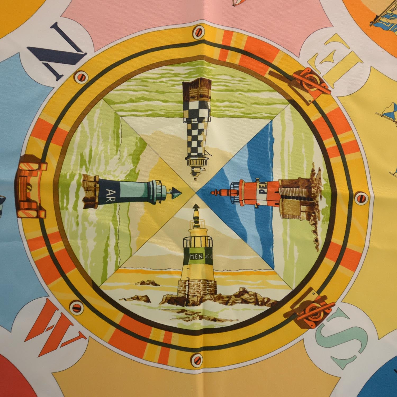 Hermes Silk Belles Amures Scarf 90 3 of 10