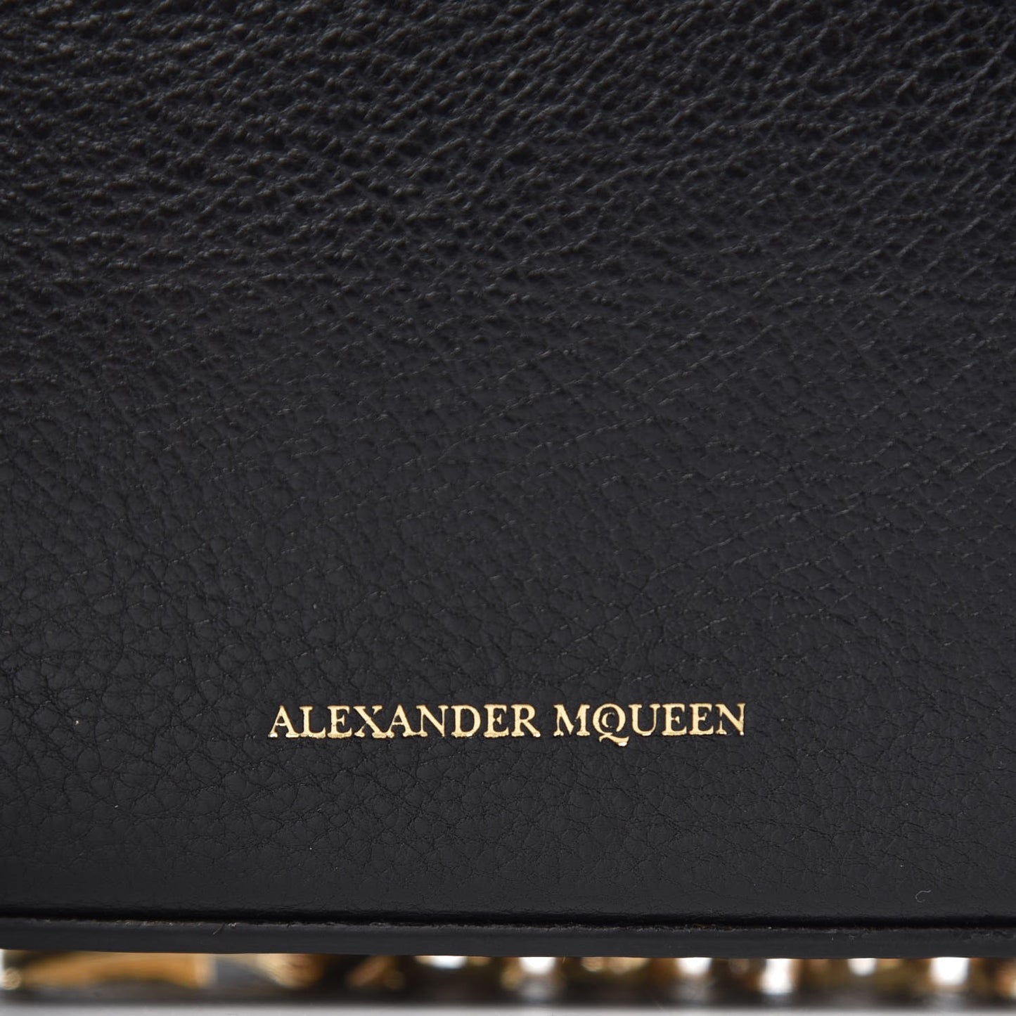 Grained Calfskin Studded Box Shoulder Bag 16 Black