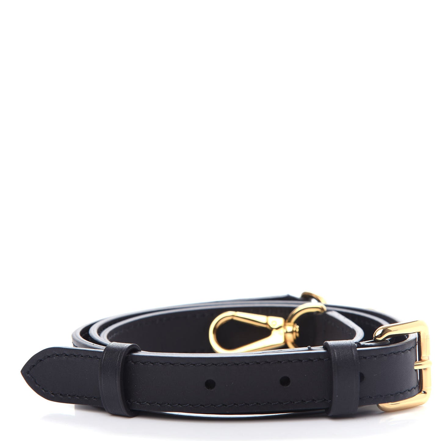 Calfskin 20mm Adjustable Shoulder Strap Black