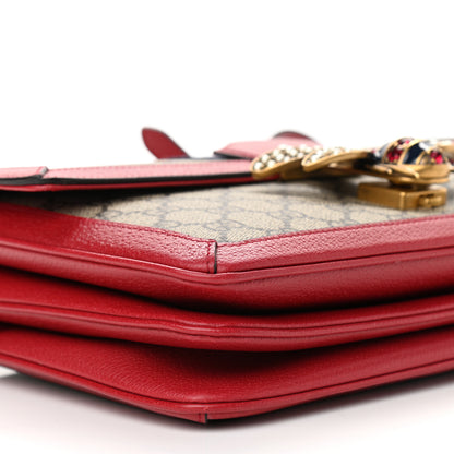 Gucci GG Supreme Monogram Medium Queen Margaret Shoulder Bag Red 10 of 11