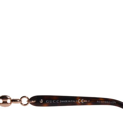 Gucci Aviator Crystal Marina Chain Sunglasses 4239/N/S Gold 4 of 5