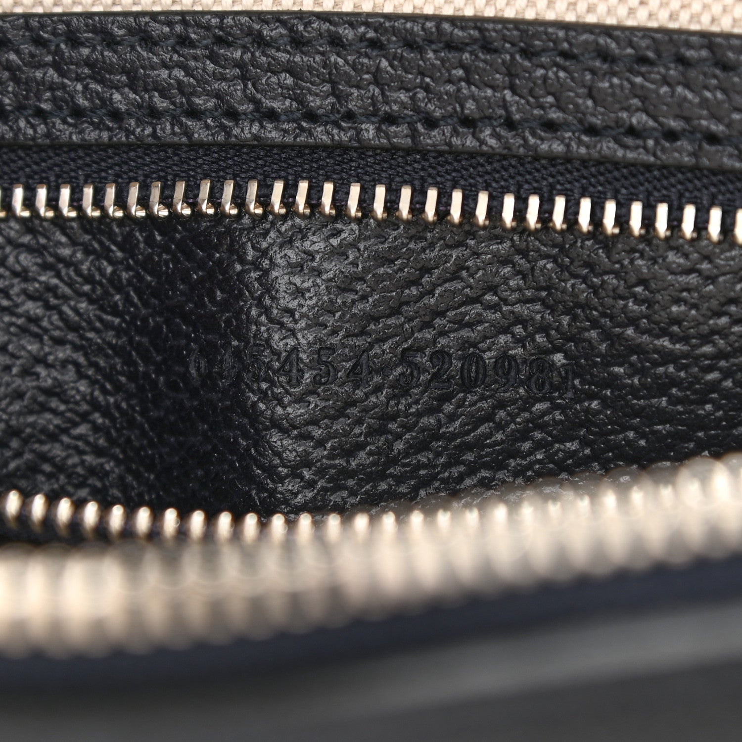 Gucci GG Supreme Monogram Textured Dollar Calfskin Small Horsebit 1955 Shoulder Bag Beige Blue 6 of 7