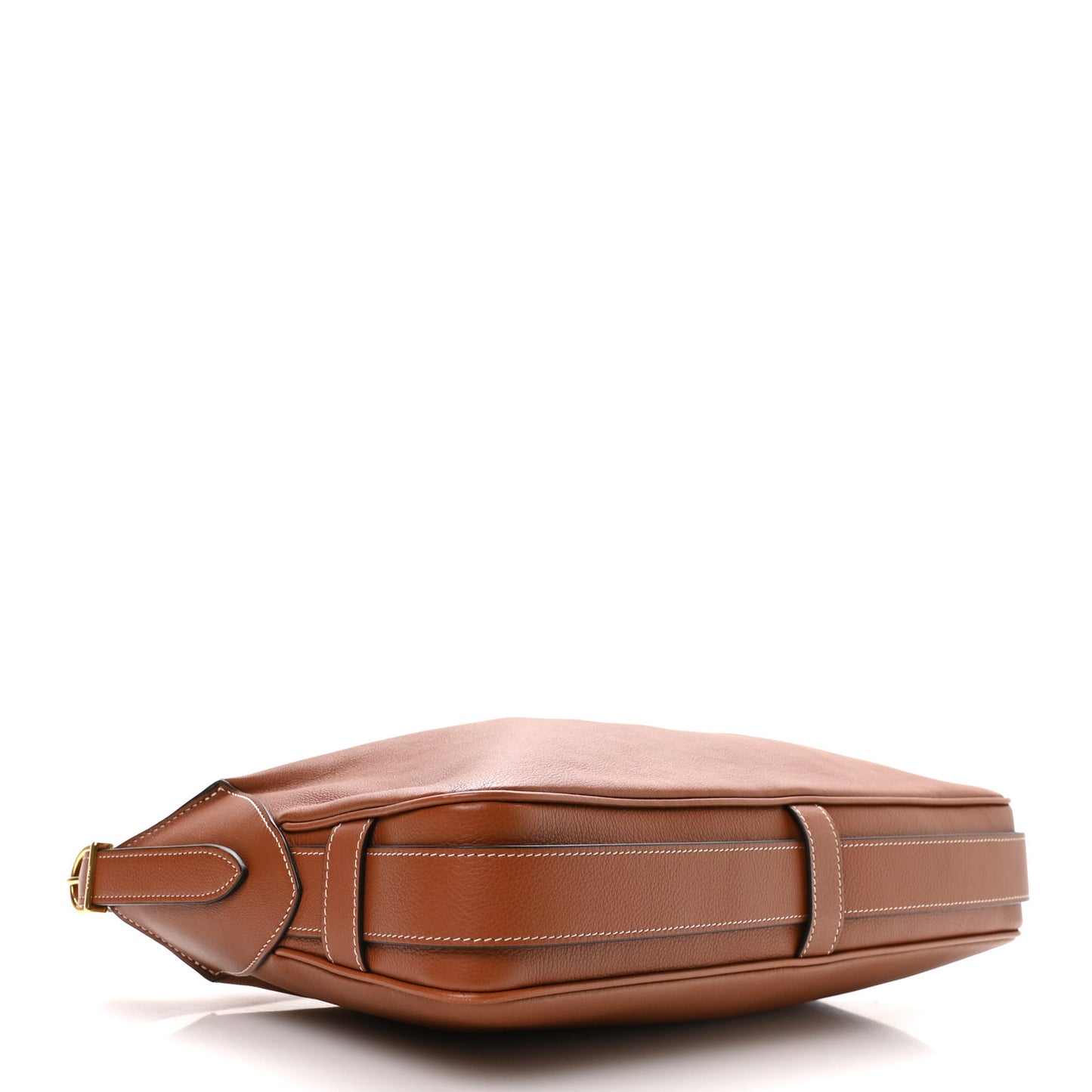 Supple Calfskin Medium Romy Shoulder Bag Tan