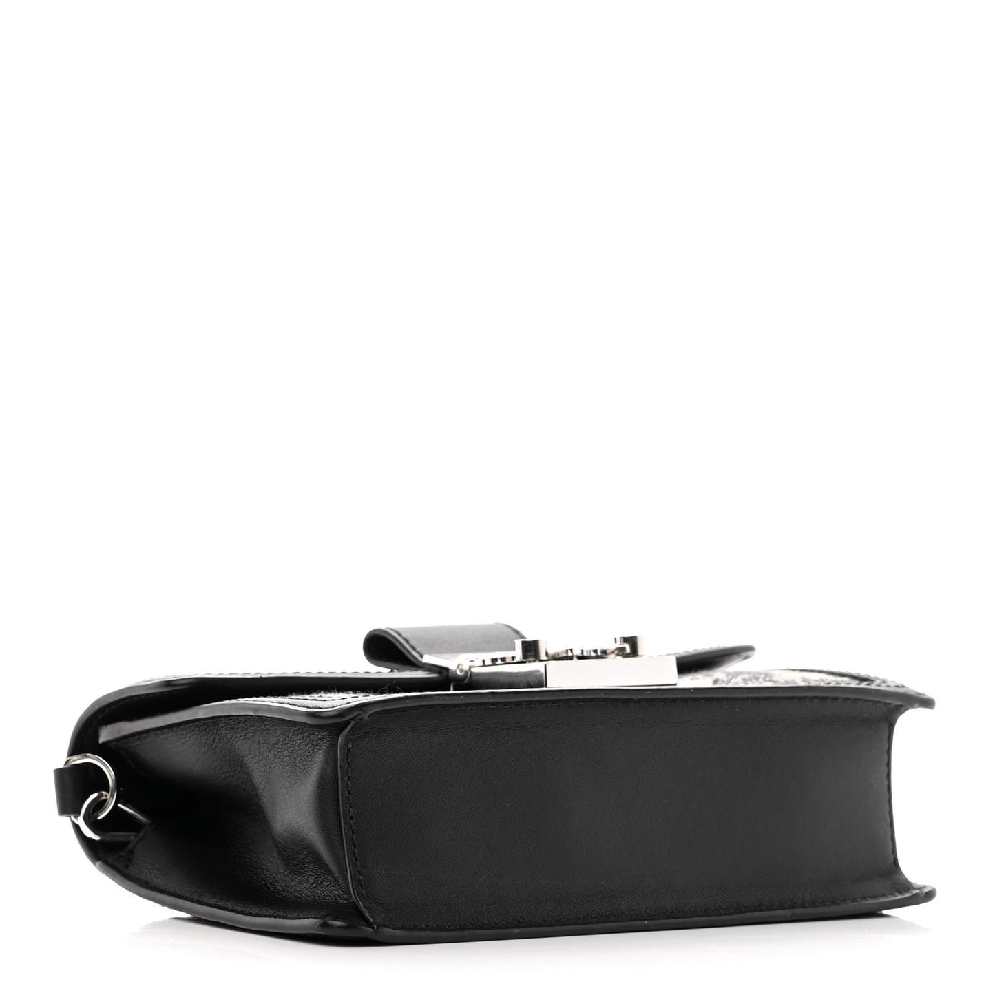 Vintage Jacquard Monogram Mini Tracy Crossbody Black