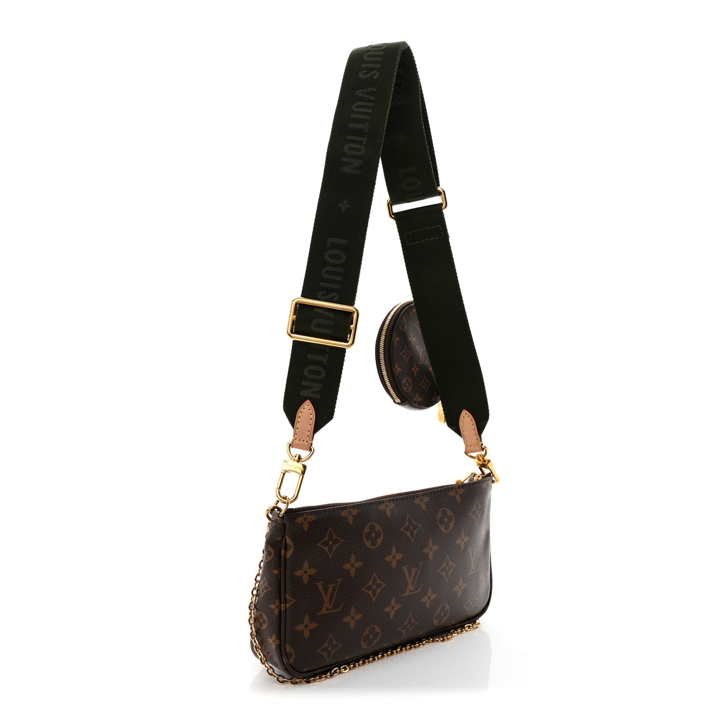 Monogram Multi Pochette Accessories Kaki Kaki