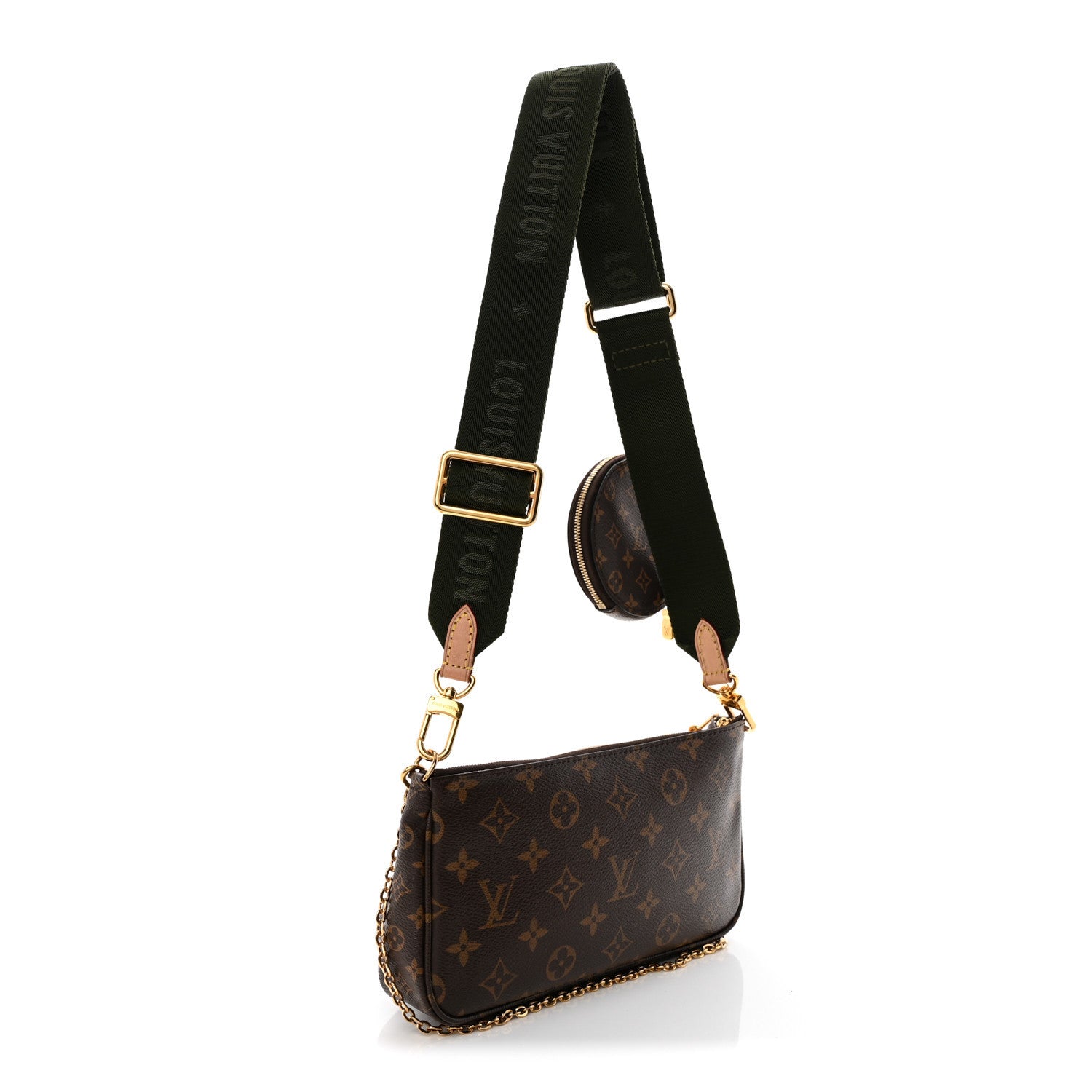 Louis Vuitton Monogram Multi Pochette Accessories Kaki Kaki 3 of 9