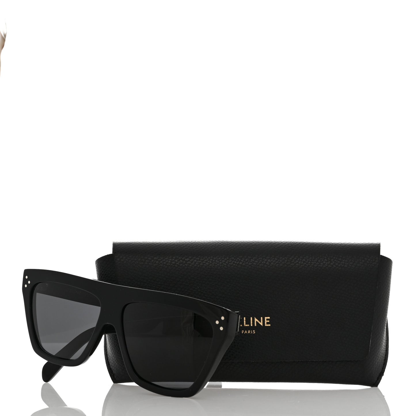 Acetate Square Sunglasses CL40256I Black