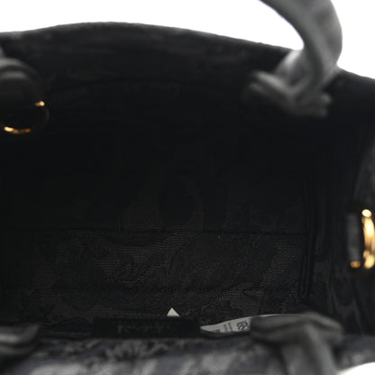 Versace Jacquard Barocco Extra Small Athena Tote Tote Black 5 of 9