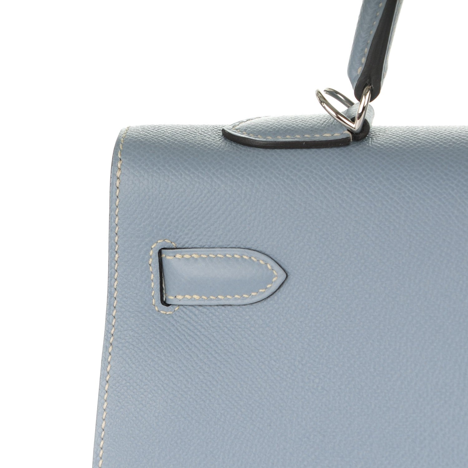 Hermes Epsom Kelly Sellier 35 Bleu Lin 14 of 26