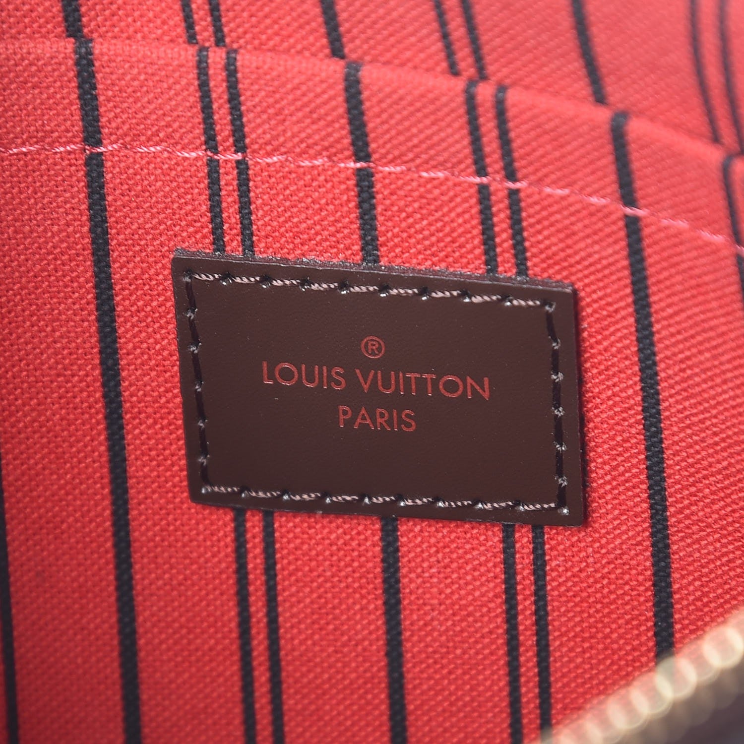 Louis Vuitton Damier Ebene Neverfull MM GM Pochette 5 of 8