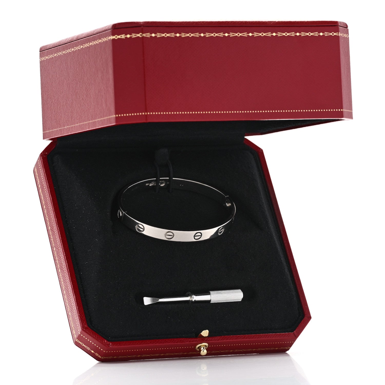 Cartier 18K White Gold LOVE Bracelet 17 10 of 10