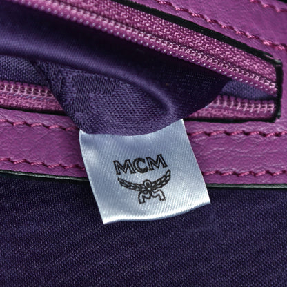 MCM Visetos Medium Sprinkle Stud Stark Backpack Purple 7 of 13