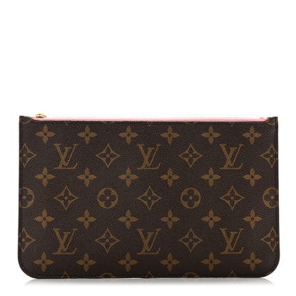 Louis Vuitton Monogram Neverfull MM GM Pochette Rose Ballerine 1 of 9