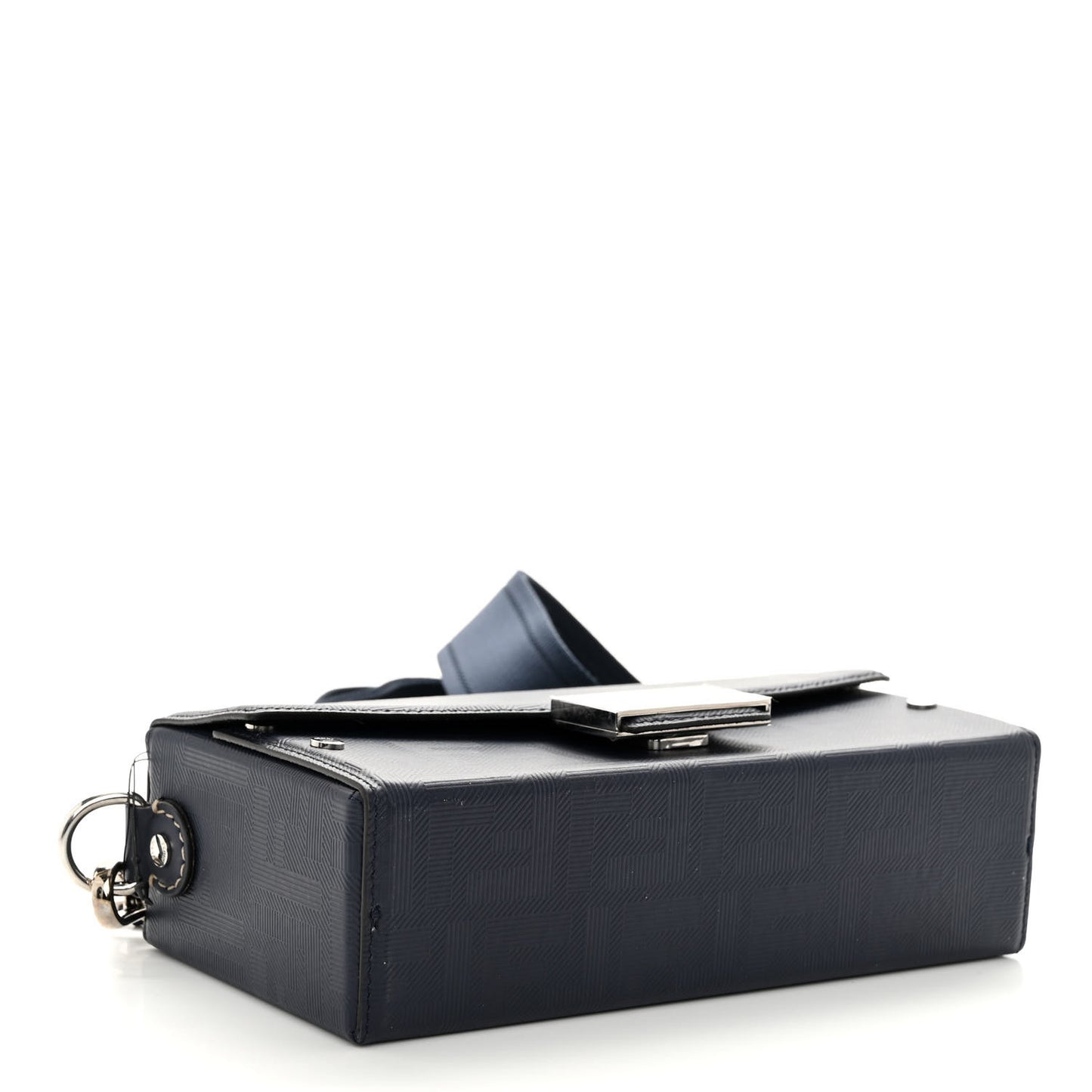 Vitello King FF Lines Embossed Baguette Soft Trunk Midnight