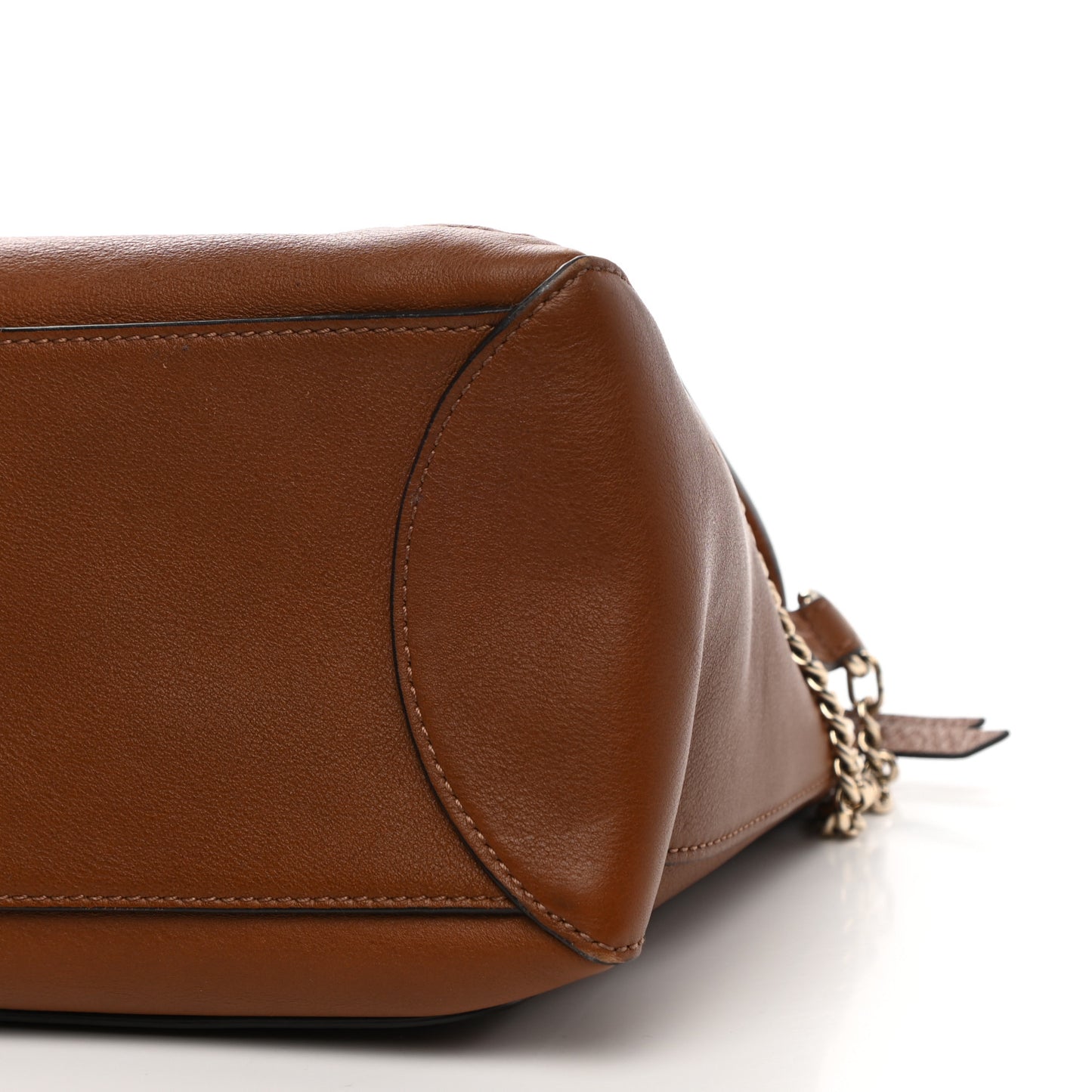 Calfskin Medium Faye Day Shoulder Bag Tan