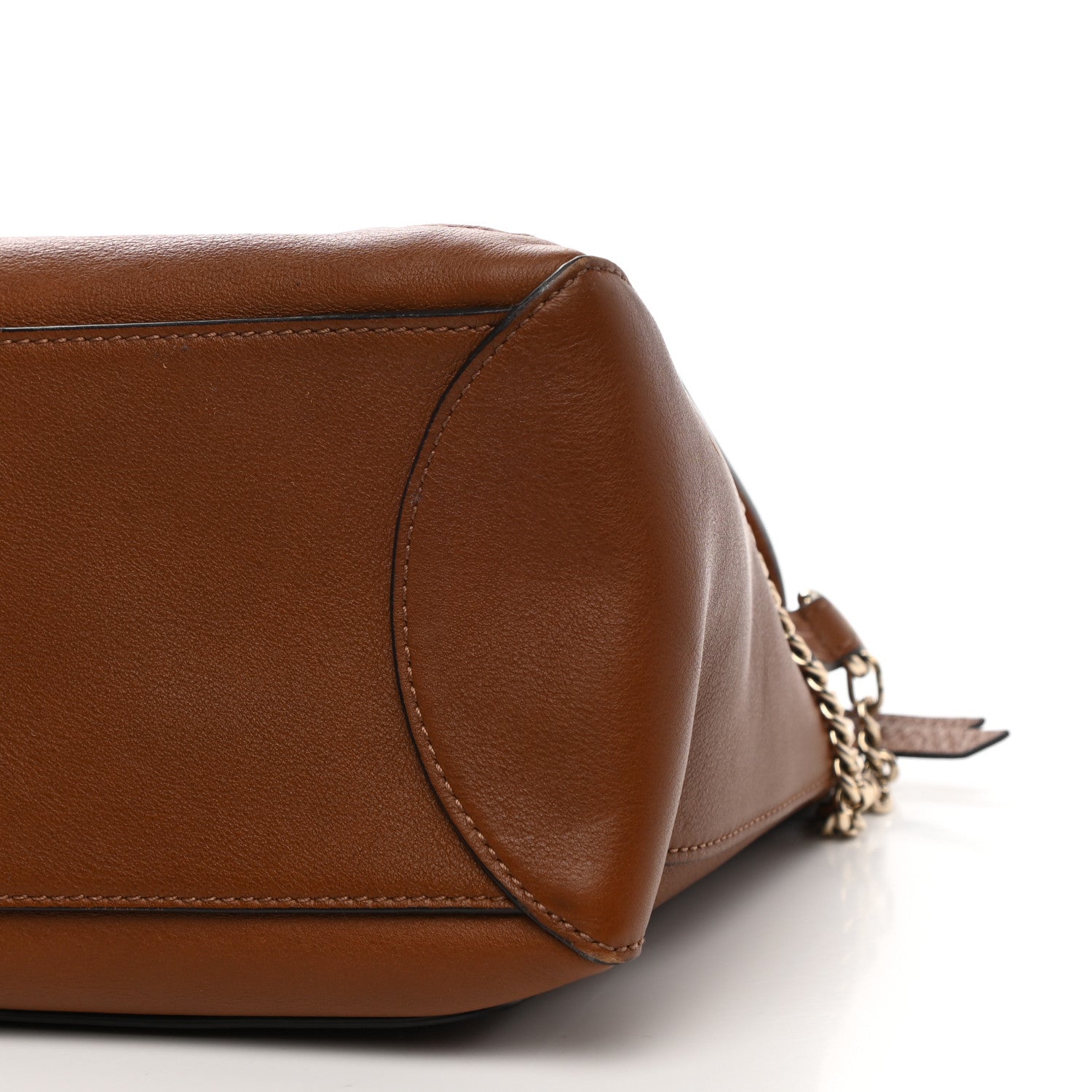 Chloe Calfskin Medium Faye Day Shoulder Bag Tan 11 of 11