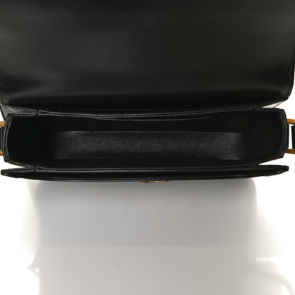 Saint Laurent Box Calfskin Monogram Medium Solferino Satchel Black 5 of 12