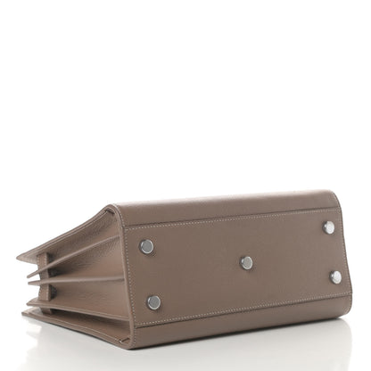 Saint Laurent Grained Calfskin Topstich Baby Sac De Jour Taupe 4 of 21