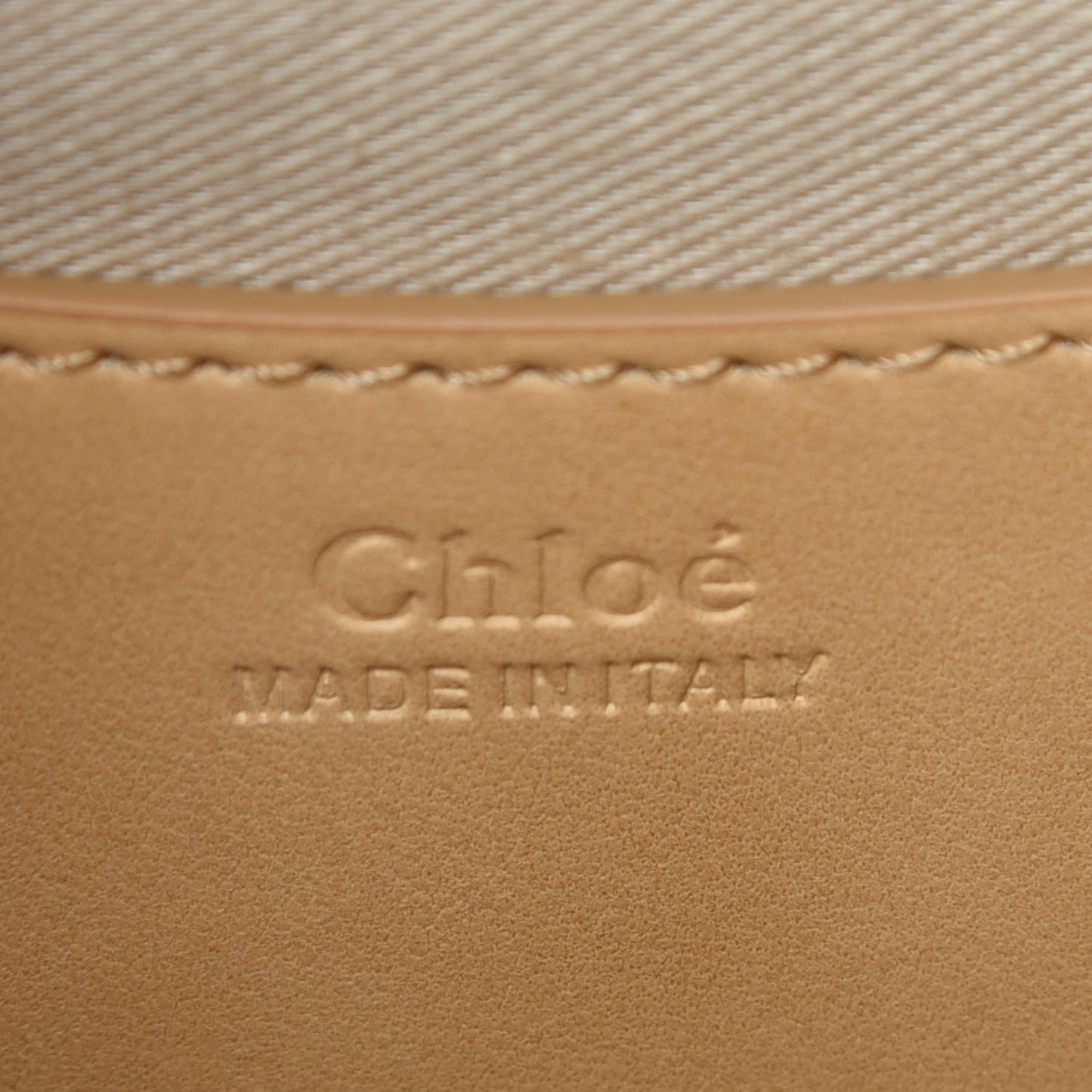 Calfskin Small Tess Bag Bleached Brown