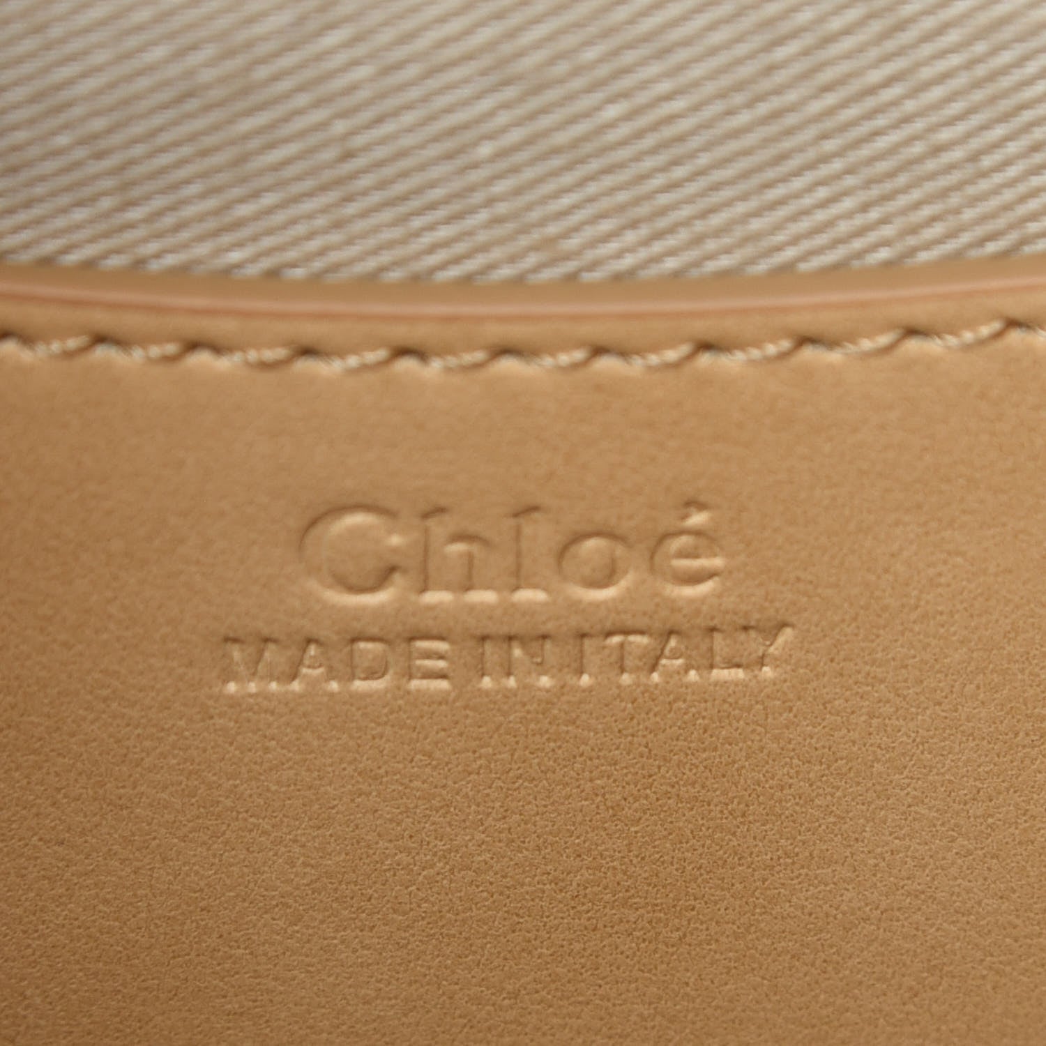 Chloe Calfskin Small Tess Bag Bleached Brown 7 of 8