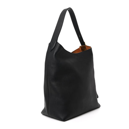 Louis Vuitton Grained Calfskin Low Key Hobo MM Black 4 of 11
